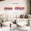 «Flowers Paint Drip» sur toile-1319065754