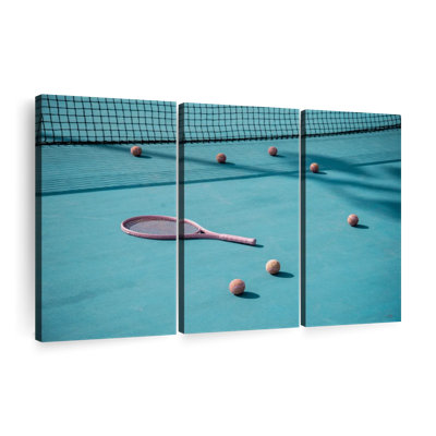 «Blue Court Tennis» sur toile