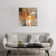 Silver And Amber Crop by Silvia Vassileva - Wrapped Canvas Painting