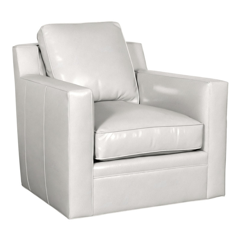 American Bungalow 36 po Hillcrest, Cuir véritable gris tourterelle Saloon