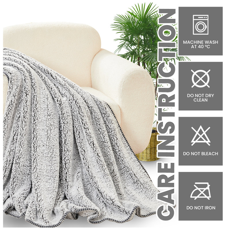Standard Throw Blanket, Charcoal