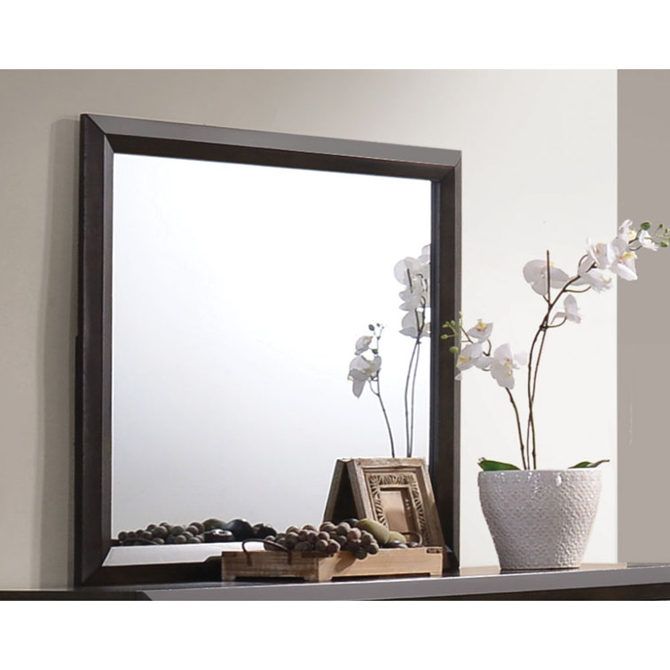 Miroir de commode rectangulaire Bernella
