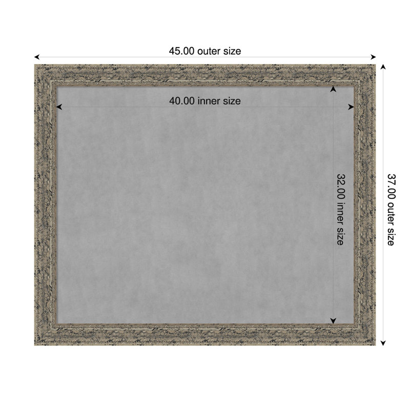 Tableau magnétique Attic Aged, H 37 po x l 45 po