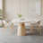 Italian Style Solid Wood Rock Table Oval Solid Wood Base Dining Table-101884708