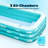 120" x 72" x 22" Full-Sized Inflatable Swimming Pool with Seats-124390897