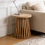 Table d'appoint d'extérieur en bois d'acacia-1091958236