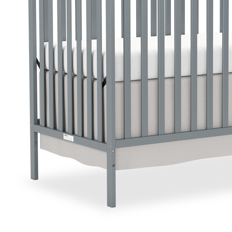 Lit de bébé convertible 5-en-1, Gris