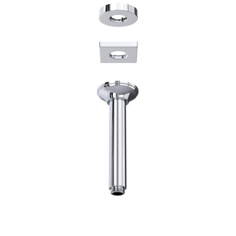 Rohl 7" Ceiling Mount Shower Arm, Polished Chrome