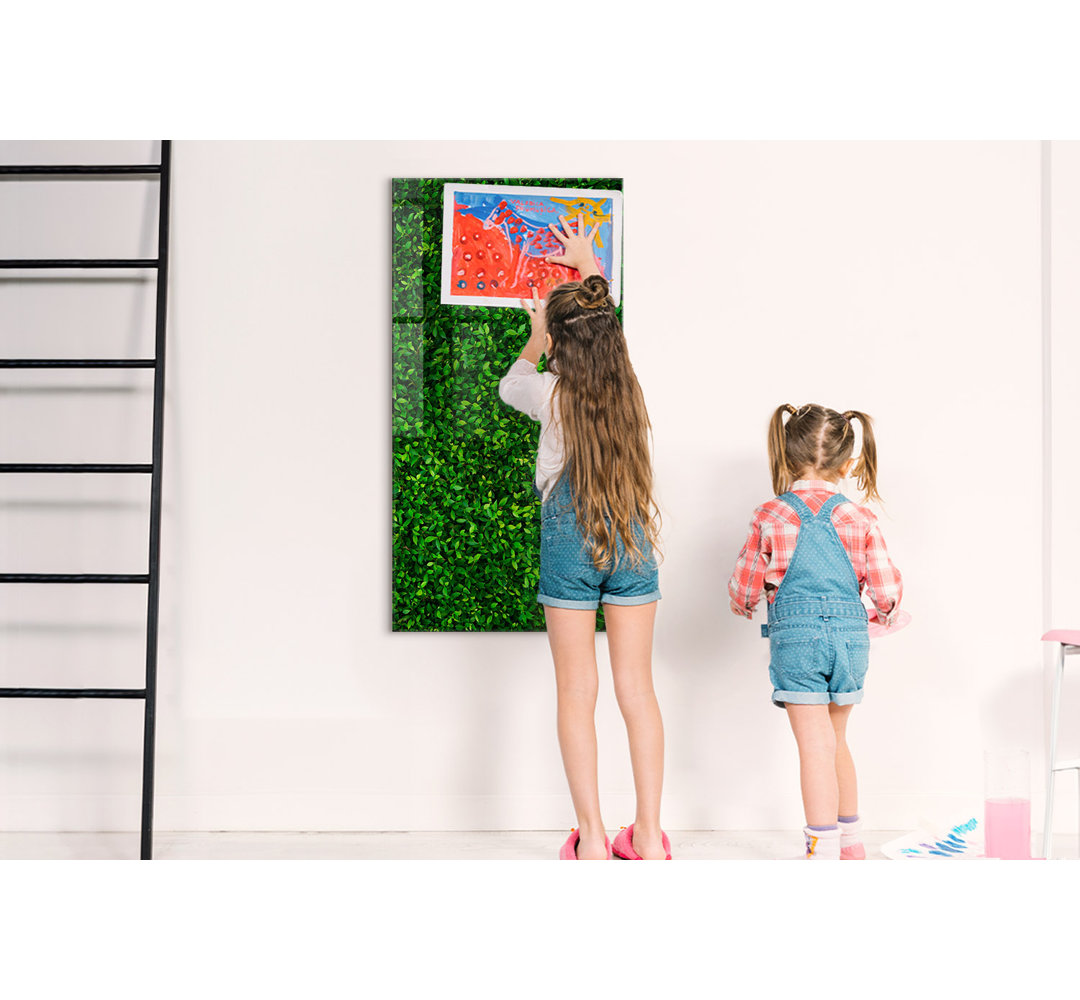 Magnetic Memo Board Whiteboard - 60 x 120 cm - With Marker and Magnets - Colorful powder