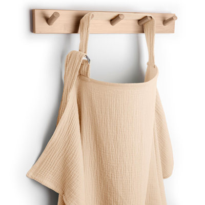 Comfy Cubs Breathable Nursing Cover - 100% Muslin Cotton With Rigid Hoop