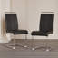 PU Faux Leather High Back Upholstered Dining Chairs Set of 2-1317796530-1317796525-1317796526