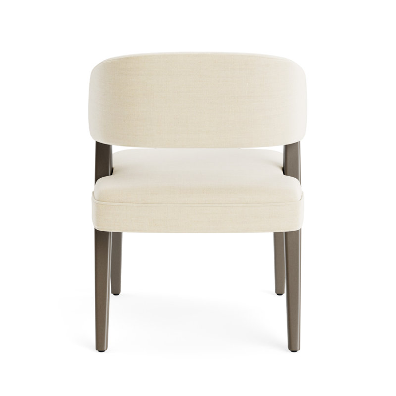 Keane Dining Chair, Performance Linen - Cream, Driftwood