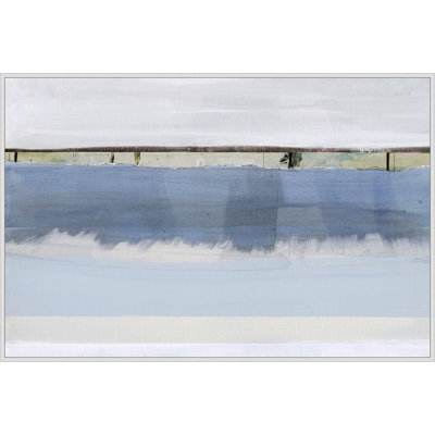 Blending Reflections Framed Painting Canvas