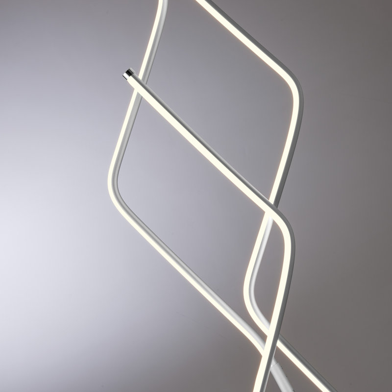 Camariyah 68.5'' LED Traditional Floor Lamp, Silver