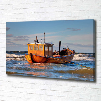Fishing Boat - Wrapped Canvas Print