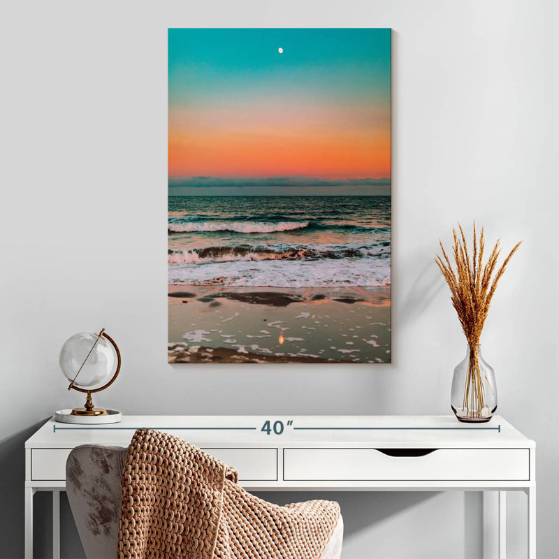 Gillard Sunset Ocean Waves, 30" H x 20" W