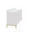 Bristol 72" Carrara White Marble Countertop Bath Vanity with Mirror-169956299