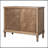 Woven Cane Accent Cabinet