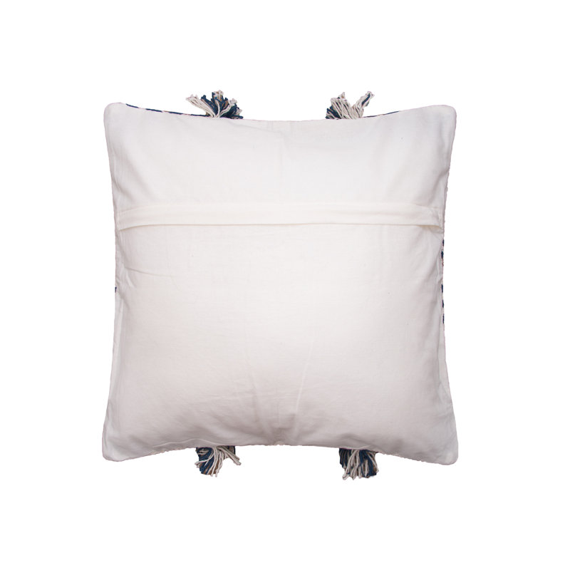 Harlow Woven Square Throw Pillow, Gray