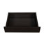 Bureau d'ordinateur 70,87 "Modern Black Modern, bureau d'étude et de travail, pieds en Y en métal