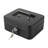 Durable Tabletop Locking Steel Medium Cash Box, Cash Drawer with Removable Coin Tray, Black