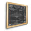 «Aeronautic Blueprint VI» - Cadre photo, impression sur toile-1598610349-1598610345