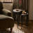 Shayla Nesting End Table-Warm Grey Marble