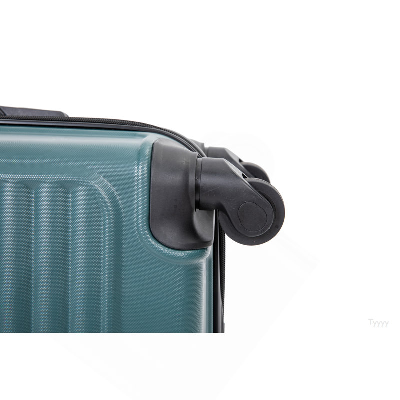 Valise légère 20 ", roues pivotantes, vert