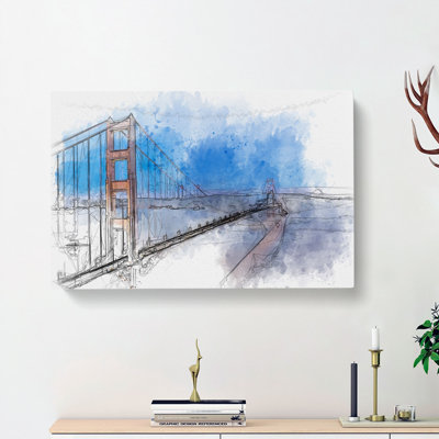 Golden Gate Suspension Bridge - Wrapped Canvas