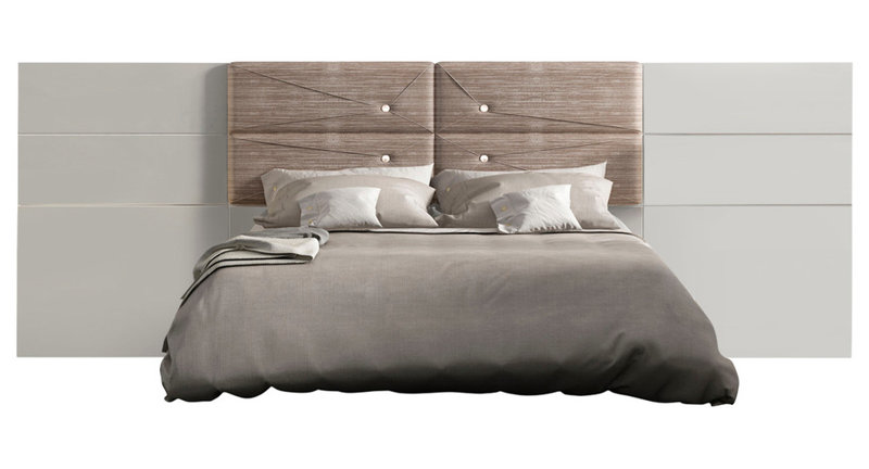 Klass Upholstered Faux Leather Standard Bed, Queen