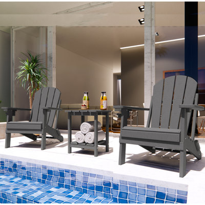 Bethune Foldable Outdoor Adirondack Chair