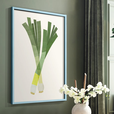Reproduction encadrée Organic Veg II - bois massif