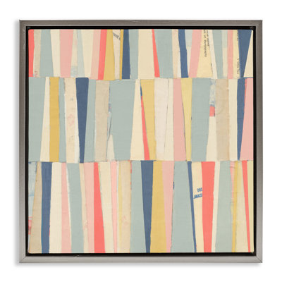 «Pastel Shapes Collage Floater», art mural sur toile par Pippin Schupbach