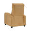 Fauteuil inclinable moderne avec dossier en velours côtelé et structure en bois robuste-1066260901