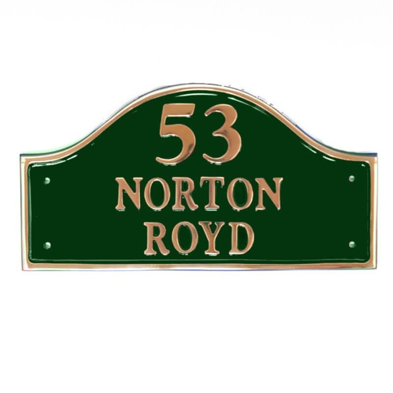 Nevius Arch Wall Plaque, Green