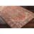 Finessa Machine Washable Oriental Red/Brick Red Area Rug-642178634