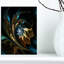 Fleur noire dorée moderne - art mural fleur fractale, impression avec fleur noire-18266808-33309511-116164185