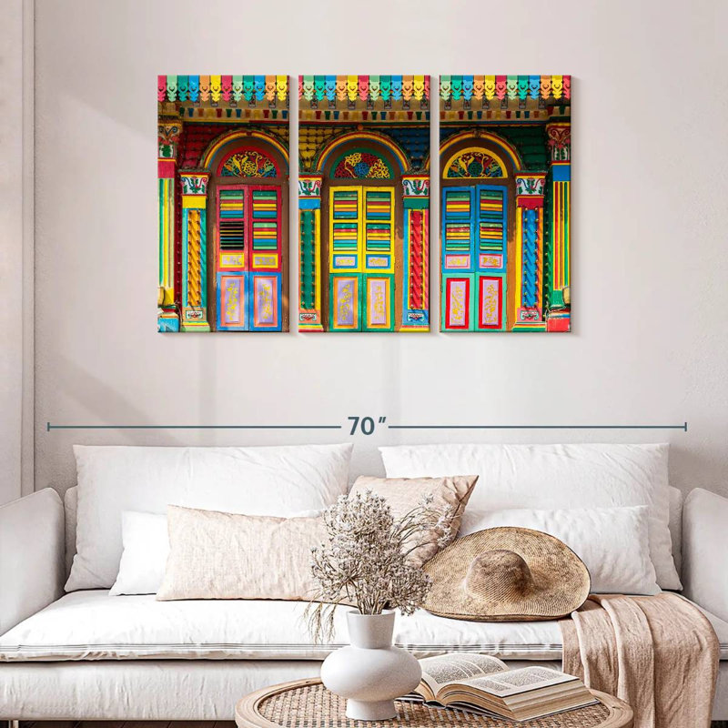 Lumineux Little India Doors, H 28 po x l 45 po