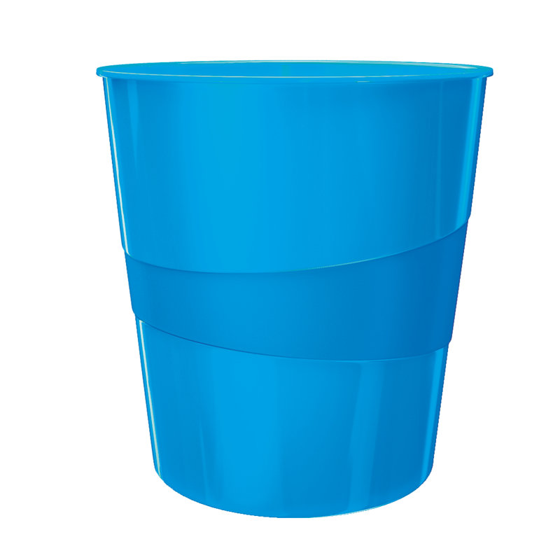 15 Litre Waste Basket, Blue
