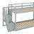 Twin Over Twin Floor Bunk Bed-1709408811