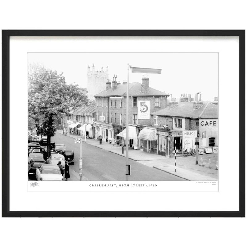 Chislehurst, High Street C1960 by Francis Frith - Single Picture Frame Print, 40cm H x 50cm W x 2.3cm D