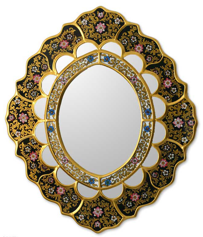 Doone Solid Wood Frame Wall Mirror