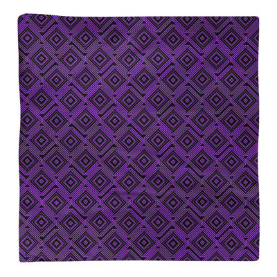 Serviette de coton à labyrinthe carrée