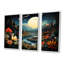 «Yellow Enchanted Meadows Fantasy III - Art abstrait paysage mural»-1474047846-1474047850