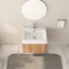 Meuble-lavabo mural couleur 24 po avec lavabo intégré Color-1444516024