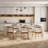 Extendable White Dining Table (Up to 118.5" Long)-76583149
