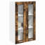 Vidaxl Hanging Cabinet With Storage Riga Artisan Oak 60 X 31 X 100 Cm-121217658-121217663