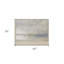«Pastel Seascape III», reproduction d'art sur cadre flottant blanc