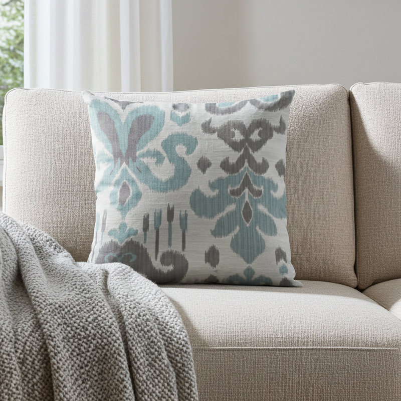 Paragon Ikat Reversible Throw Pillow, 18" x 18"