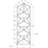 Bookshelf, Bookcase, Etagere, Corner, 4 Tier, 60"H, Office, Bedroom, Laminate, Metal, Contemporary, Modern-1292707905